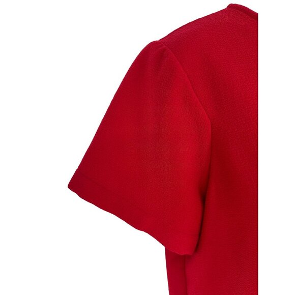 Madewell Short Sleeve Round Neck Textured Blouse Size S - Picture 3 of 8